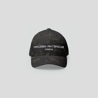 Camo Embroidered Baseball Hat - MAISON ANTONIUS - MAISON ANTONIUS