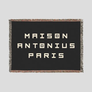 Woven Blanket Word Mark - MAISON ANTONIUS - Home - MAISON ANTONIUS