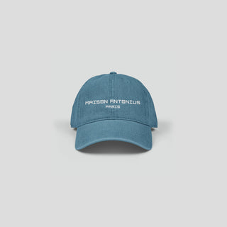 Embroidered Denim Hat - MAISON ANTONIUS