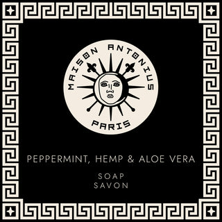 Peppermint, Hemp & Aloe Vera Soap - MAISON ANTONIUS