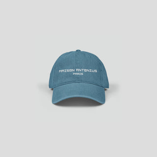 Embroidered Denim Hat - MAISON ANTONIUS - MAISON ANTONIUS