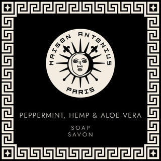Peppermint, Hemp & Aloe Vera Soap - MAISON ANTONIUS - Soaps - MAISON ANTONIUS